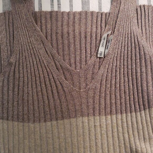 Zara Knit Tank Top‼️Italian Yarn - Picture 6 of 6